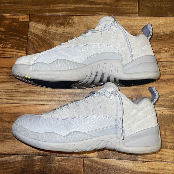 Nike Air Jordan 12 Low Retro \'Wolf Grey\' SKU: 308317 002 Size 13 main image 9